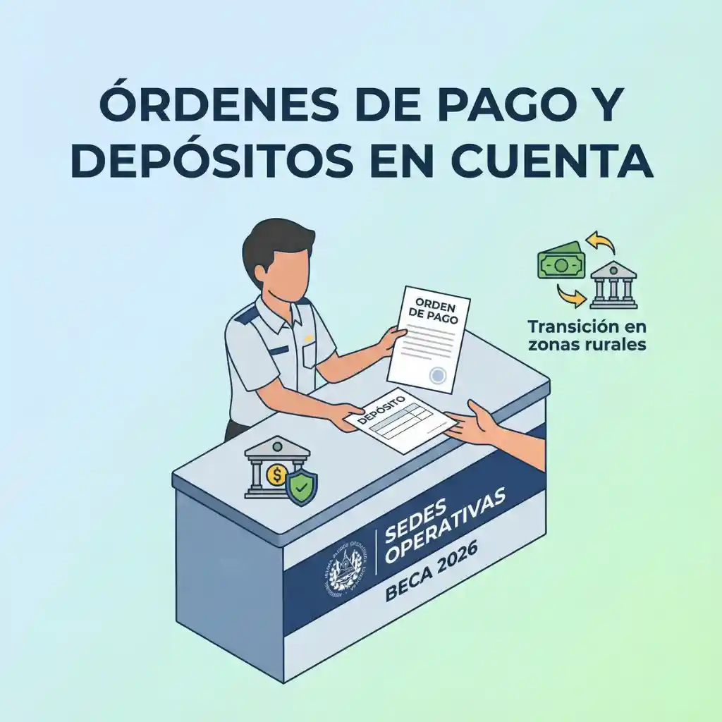 Órdenes de Pago y depósitos en cuenta